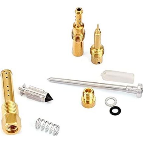 The motorcycle carburetor repair kit contains 4 sets of replacement vacuum diaphragm seals for CB400 motorcycles.--DTEKGAZ