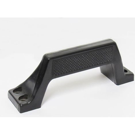 160MM Black Nylon Step Handle - Contoure Lift Grip Injection Moulded Plastic (1/2)