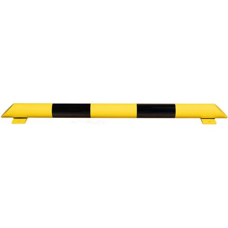 Moravia Rammschutz-Balken schwarz/gelb Rundrohr 76 x 3,0 mm 1200 mm lang