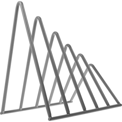 3 pièces Organisateur de Bureau Noir Porte Documents Stable Support de Rangement Fichiers et Magazines Multi Compartiments pour Maison École et Bureau (1/4)