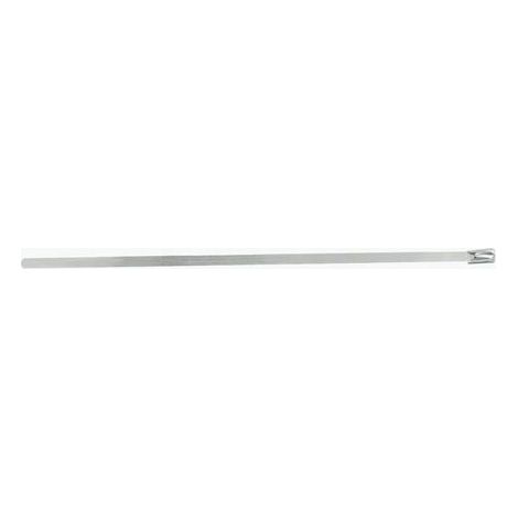 Serre-câble RS PRO Métallique en Acier Inoxydable 316, 1m x 7,9 mm ( Prix pour Sachet de 100 )