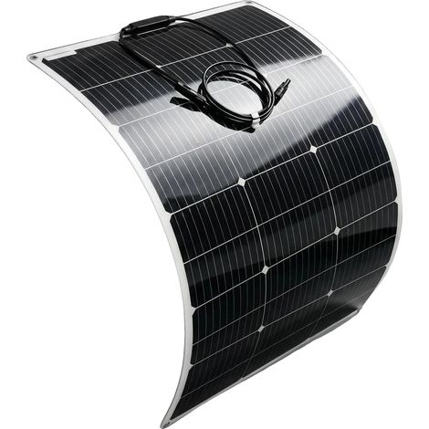 Panneau Solaire, Design Flexible, Haute Efficacité, 1PCS 100W (1/2)