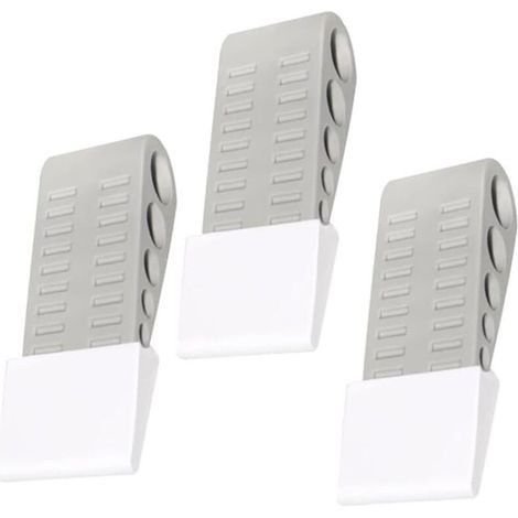 Set mit 3 Antikollisions-Türclips in Stopperform, geeignet für Kinder und Haustiere, Sicherheitsvorrichtungen für Zuhause und Büro. (1/4)