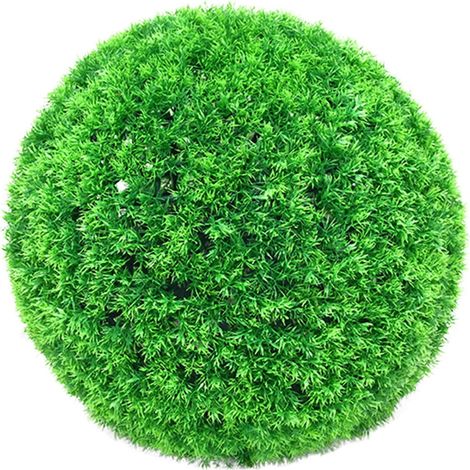 Boule Topiaire Artificielle - Boîteux Synthétique - Décoration Intérieure Extérieure - Pour Porte Entrée Jardin Bureau - Diamètre 20 cm - 1 Pièce (1/3)