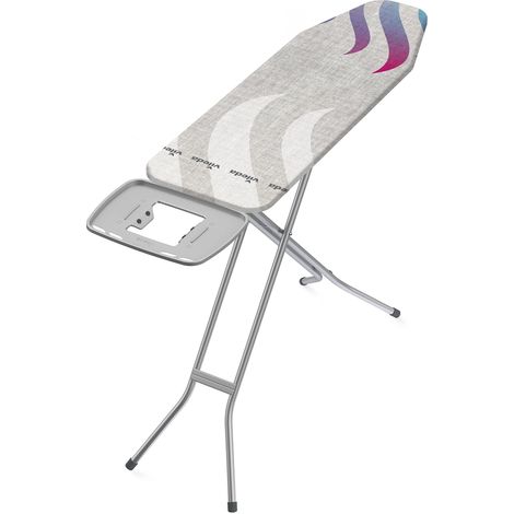Asse da stiro Vileda Total Reflect M con funzione Stiro Veloce & Salva Gocce, poggiaferro o portacaldaia XXL, 120x38 cm, altezza regolabile 76-96 cm (1/3)