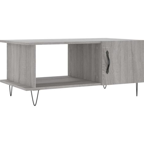 Maison Exclusive - Couchtisch Grau Sonoma 90x50x40 cm Holzwerksto