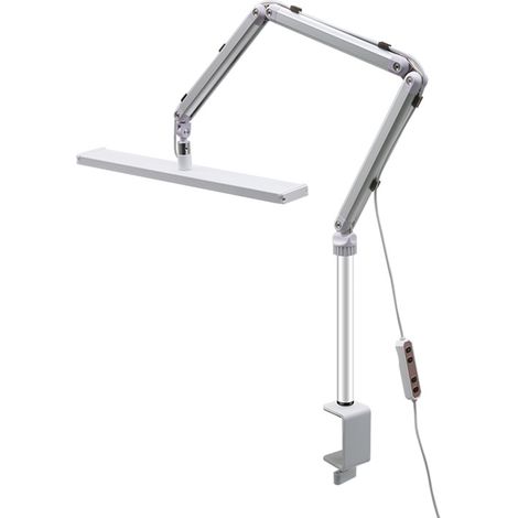 Lampe de table flexible Andoer Lash Light avec pince, idéale pour les soins des ongles, les extensions de cils et la lecture. 3 modes d'éclairage, intensité variable, double alimentation. (1/4)