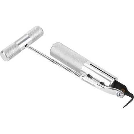 Lntyq Outil de Coupe de Pare-Brise, Outil de Retrait de Pare-Brise, Outil de Coupe de Retrait de Couteau de Verre de Pare-Brise Professionnel Automatique de Voiture (1/5)