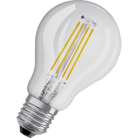 OSRAM Lampada LED - E27 - bianco caldo - 2700 K - 6 W - Sostituisce lampade ad incandescenza 60W - LED Retrofit CLASSIC P
