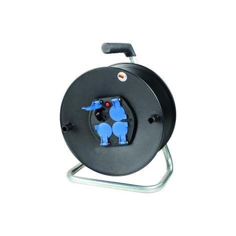 PROTEC.class PLTK50 Bobine de câble noire 50 mètres