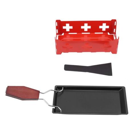 DEESSE SHOP-Fondoir à fromage à raclette, fondoir à fromage portable aux chandelles, pour cuisine pour la maison pour cadeau pour adulte (1/5)