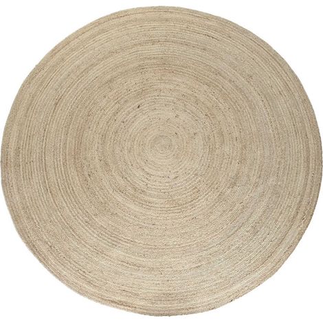 Tapis moderne en jute pour salon élégant et zen - Beige naturel (1/4)