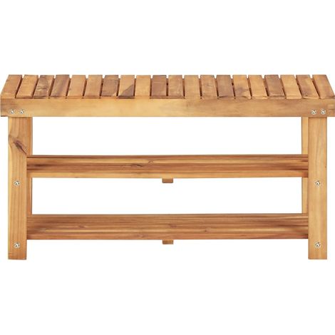 Range-chaussure  Meuble à chaussures 90x32x46 cm Bois d'acacia massif