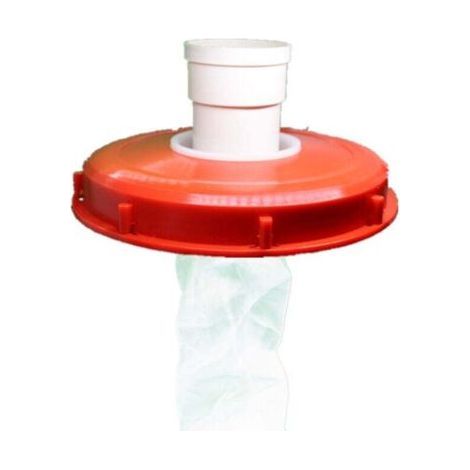 IBC tank lid with washable nylon filter for 1000L IBC rainwater tank, IBC lid filter, IBC tank accessories, nylon rainwater filter (tes (1/4)
