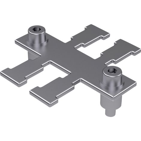 Hebotec 1041-010C Kabelabfangschiene  Edelstahl         1 St.