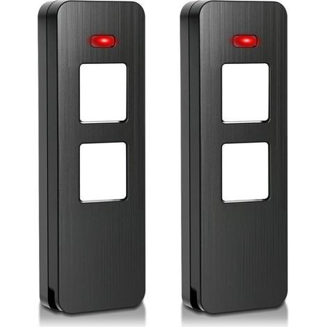 Lot de 2 émetteurs de porte de garage 868 MHz pour été Pearl Twin S10019-00001, 2 canaux pour SOMloq2, 4018V0004, pour 4015862001900 (1/5)