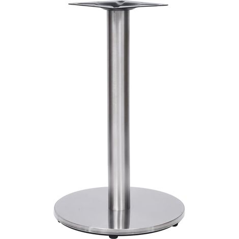 Bistrotisch-Gestell Silbern Ø45x72 cm Edelstahl