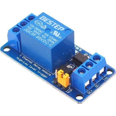 Module relais monocanal 3.3 V 5 V 12 V 24 V avec déclenchement haut et bas SHYTMV (1/2)