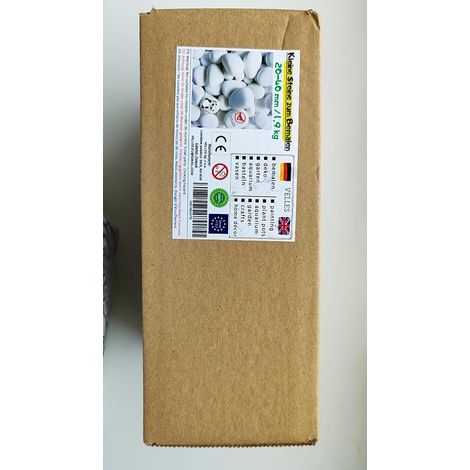 Petites Pierres pour Peinture et Galets de jardin Blancs Pierre décoratives Naturelle Marbre Gravier décoratif Galet décoration Couleurs acryliques Aquarium Déco 20-40 mm (1/2)