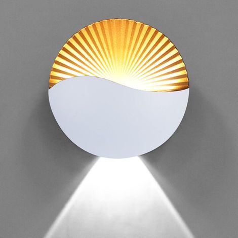 6W Creative Modern LED Wall Light Up Down Aluminum Wall Washer Waterproof IP65 Indoor Outdoor for Bedroom Living Room Bathroom Staircase Porch Hallway [Energy Class (1/5)