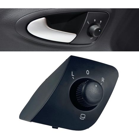 CCYKXA Bouton de réglage du rétroviseur latéral extérieur pour Seat Ibiza 2009-2015 6J1959565 (1/5)