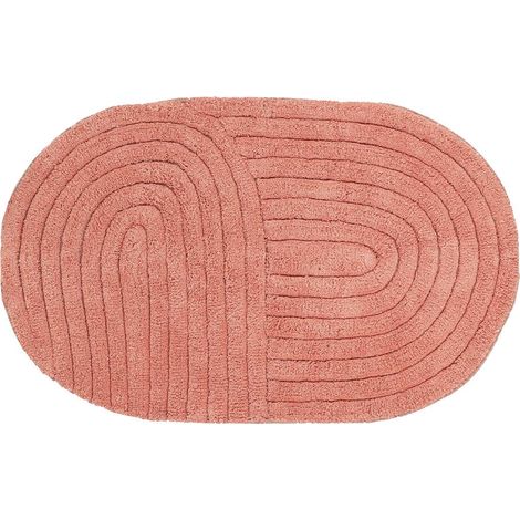 Alfombra ovalada de algodón tufted 50x80cm - siena - Tendance (1/2)