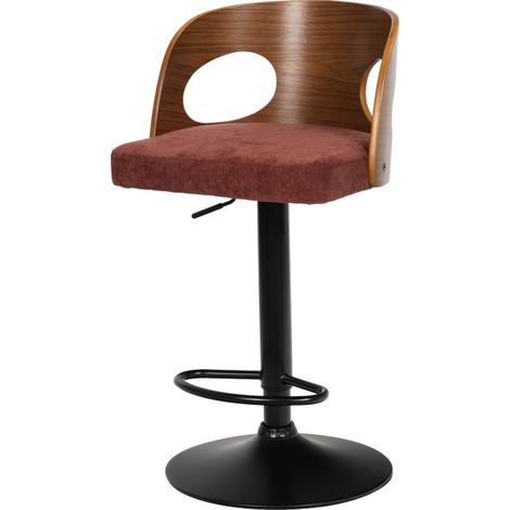 Amadeus - Tabouret de bar Émilie terracotta 65 cm (1/3)