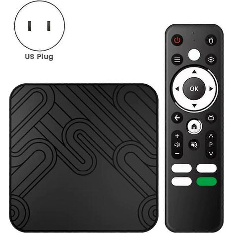 Boîtier TV intelligent Z8 Pro Android 12 H618 Quad 2G/16G WiFi Bluetooth 5 Assistant vocal 8K Lecteur multimédia Z8Pro Prise US - FFY (1/4)