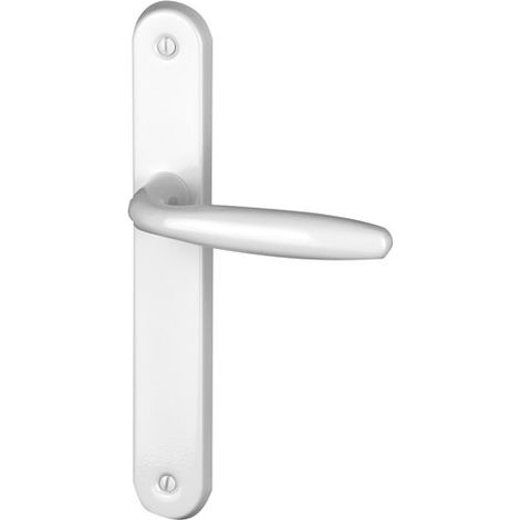Poignée de porte ALPERTEC Madison sans trou visible métal argenté/gris