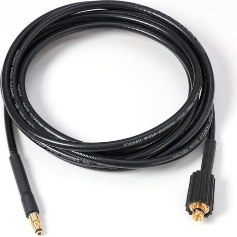 8M / 33FT Flexible Raccord Rapide de Tuyau de Rechange pour Nettoyeur Haute Pression Nilfisk, M22 et Quick Connect, C100, C100.5, C100.7, C105, C105.7, C110, C110.3, C110.7, C120, C130