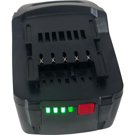 18V 5Ah Batterie de Rechange pour Metabo BSZ18 MTB18B BS18LT SB18LT 6.25455 6.25457 6.25457.00 6.25459 6.25468 6.25469 6.25469.00 Li-ION (1/5)