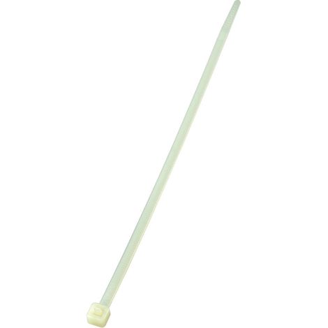 Serre-câble RS PRO 300mm x 4,8 mm Naturel en Nylon 66 ( Prix pour Sachet de 100 )