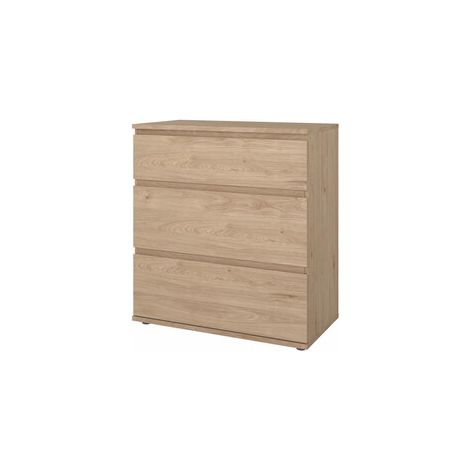 KIT CASSETTIERA NOVA 3 CASS 76,8X40X83,7CM ROVERE