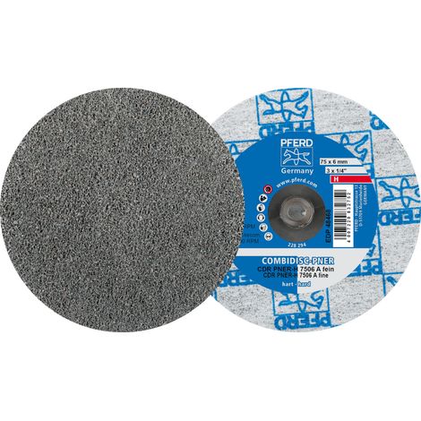 PFERD TOOLS COMBIDISC verpresste Vliesronde CDR PNER Ø 75 mm Hart A Fein für Finish 25 Stk