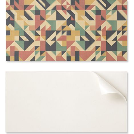 Panel autoadhesivo con estampado - Perfecto para la cocina 100x50 cm Patr贸n geom茅trico abstracto