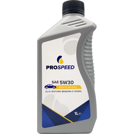 OLIO MOTORE SINTETICO PER AUTOVETTURE SAE 5W30 - lt. 1- 12 pezzi  - PROSPEED