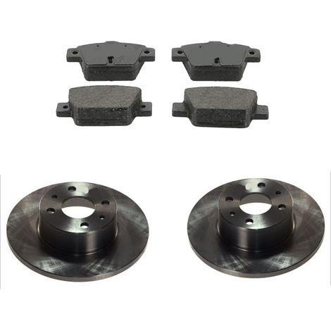 KIT FRENI POSTERIORI compatibile con FIAT BRAVO II (198) - DISCHI + PASTIGLIE OEM: FDB4829, FDB1469 / 15049 , 15952 /SOSTITUZIONE DIRETTA/BASSA POLVERE/SILENZIOSO (1/5)