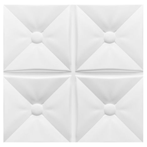 GLOUPIE Pannelli Decorativi Effetto 3D Per Parete E Soffitto In Polistirolo Estruso 50 x 50 cm, 8 Pezzi Per 2 MQ, Fantasia Brill (1/5)