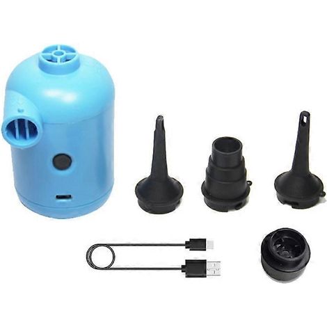 Pompe à air électrique portable pour gonflage et dégonflage rapides de matelas gonflables, airbed et autres objets pneumatiques (1/4)
