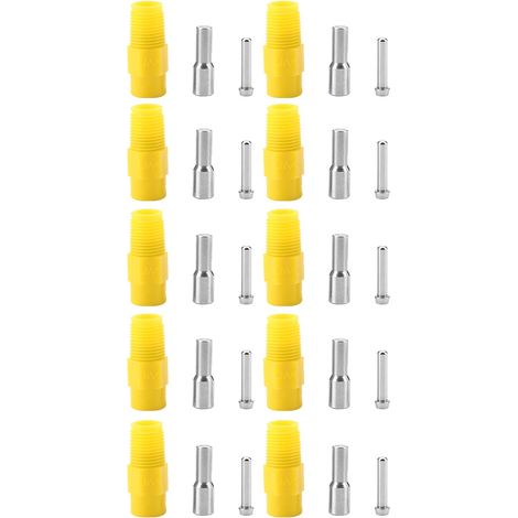 Distributeur d'eau automatique pour poulets (10 pièces) avec tétine en acier inoxydable (1/5)