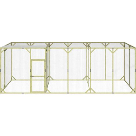 Maison Exclusive - Hühnerstall 600x300x200 cm Massivholz Kiefer I