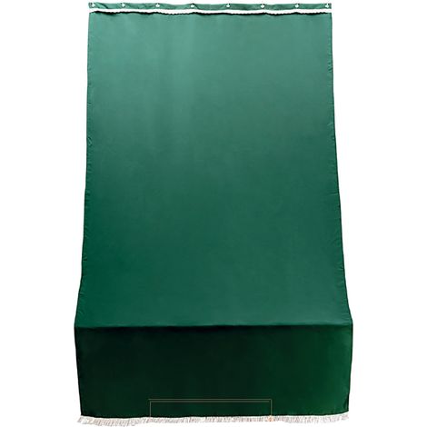 Tenda da Sole per Sormonto 140x250 cm in Poliestere con Anelli Ranieri Verde