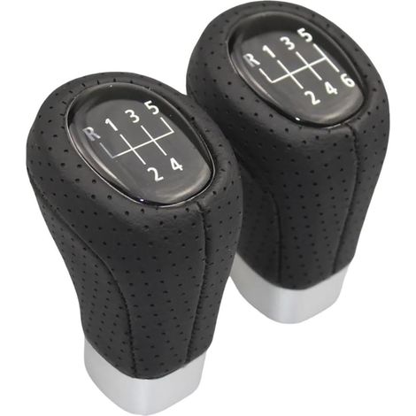 CCYKXA Schaltknauf für 1er 3er 5er 6er E30 E36 E39 E46 E60 E87 E90 Schaltknauf Auto-Schaltknaufkopf Handball für manuellen Schalthebel (6-Gang) (1/5)