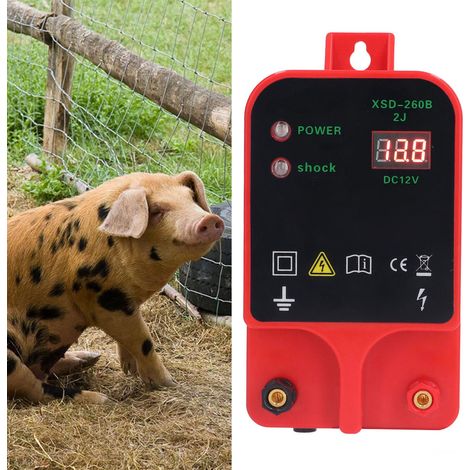 Clôture électrique pour ranch 100-240 V, unité principale de clôture électronique (norme britannique) (1/5)
