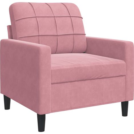 Fauteuil relax Fauteuil Rose 60 cm Velours (1/5)
