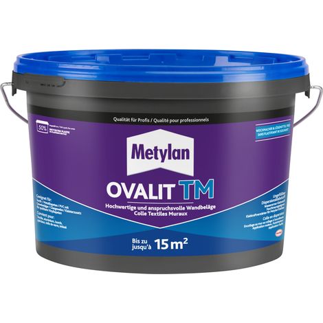 Metylan Ovalit TM Wandbelagskleber 3 kg Dispersionsklebstoff
