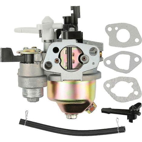 Carburateur de motocross compatible avec Honda GX160, GX168F et GX200 (5,5 et 6,5 ch) + joint de tuyau d'essence et accessoires moteur pour motos. (1/5)