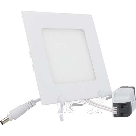 Mini Pannello LED Quadrato da Incasso 6W, 420 lm, 120x120 mm (Bianco Neutro 4000K)