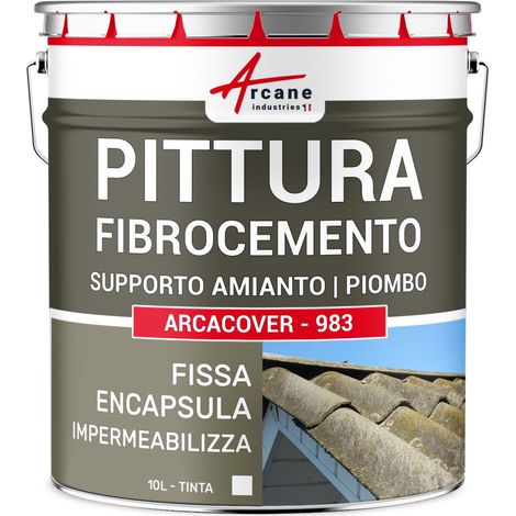 Vernice per amianto - 10 L Bianco - ARCANE INDUSTRIES