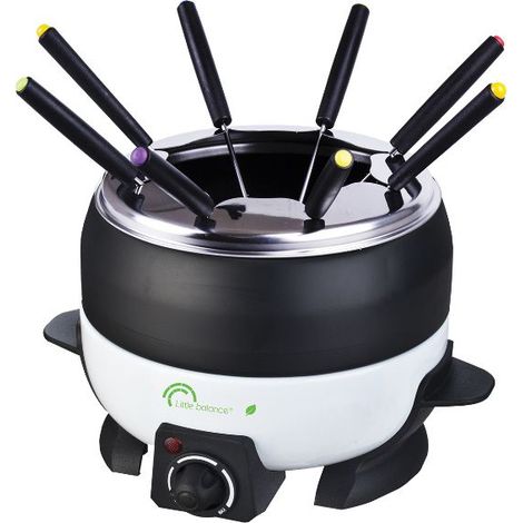 Fondue Set Little Balance Happy 8260 800 W 2 L Nero & Bianco